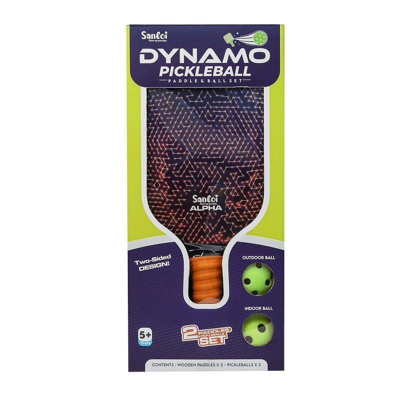Knick Knack Santoi Graphite Pickleball Paddle Set - Lightweight Rackets with Cushion Comfort Grip for Outdoor Play - Image 2